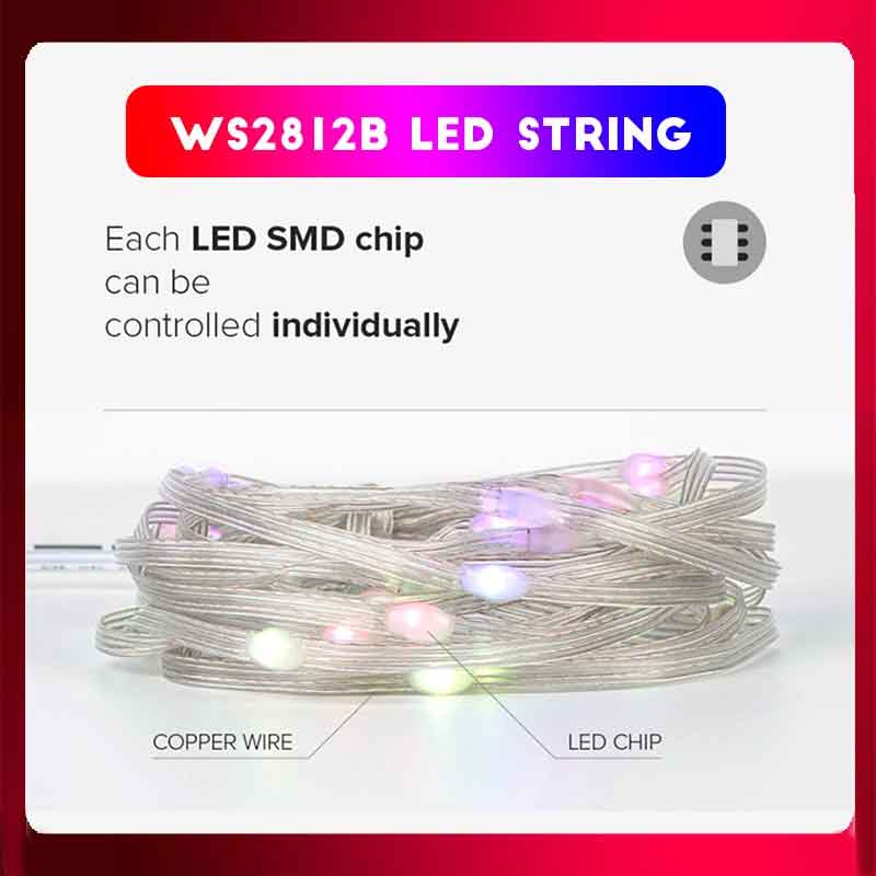 Smart Garden Festoon Lights - Światełka LED, taśma świetlna, lampki świąteczne,