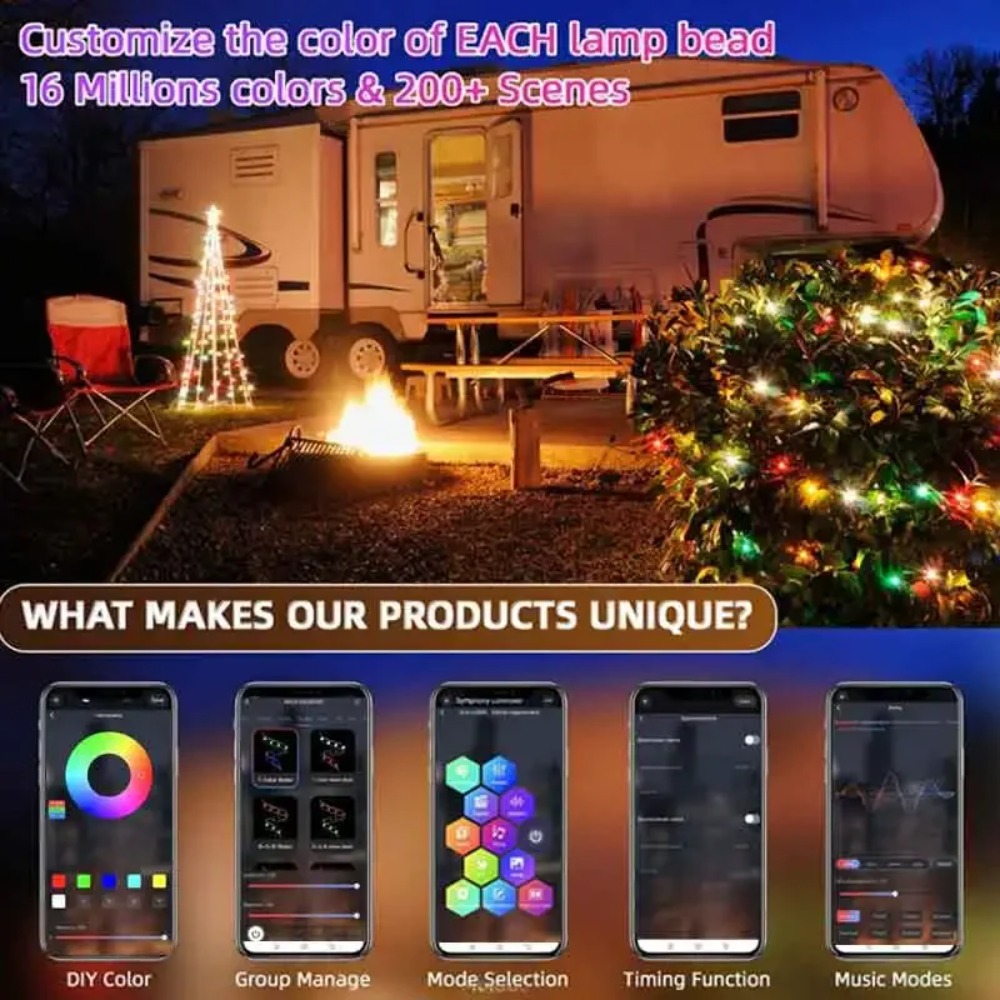 Światełka LED, taśma świetlna, – Smart Garden Festoon Lights recenzja i cena