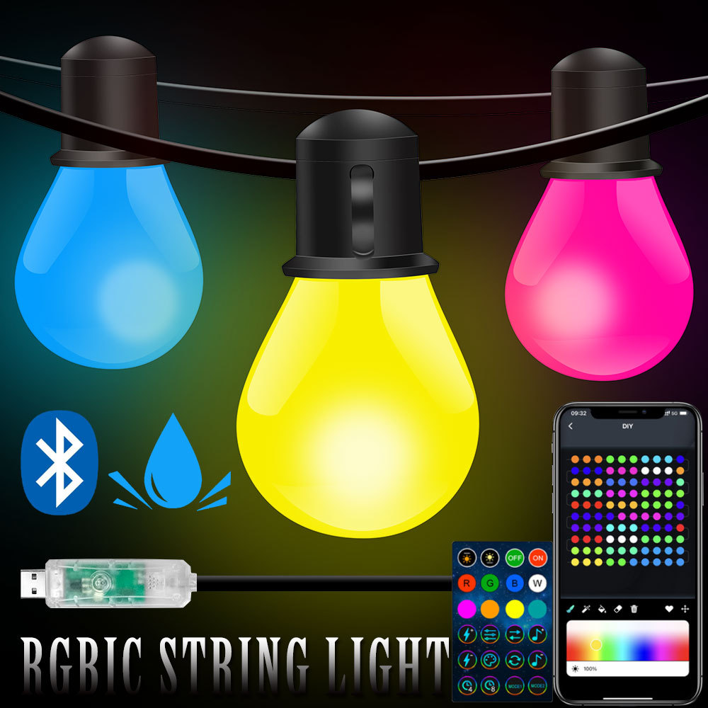 Inteligentne lampki LED G40 z  – Smart Garden Festoon Lights recenzja i cena