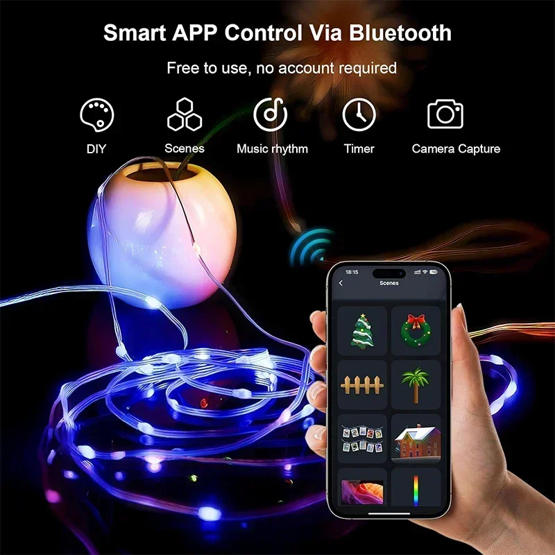 DIY Inteligentne Lampki Sznuro – Smart Garden Festoon Lights recenzja i cena