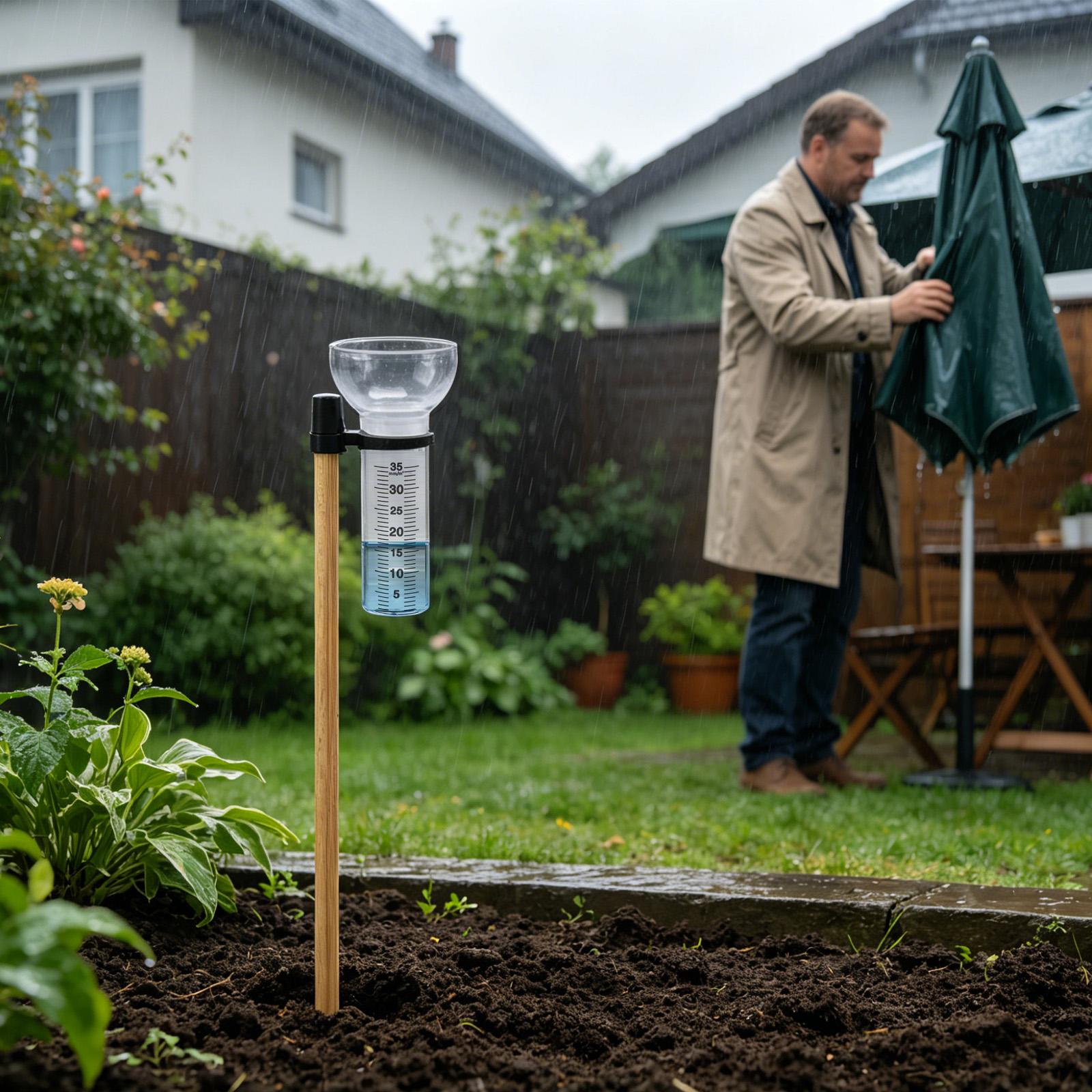 Deszczomierz 2 sztuki, precyzy – Rain Gauge Digital recenzja i cena