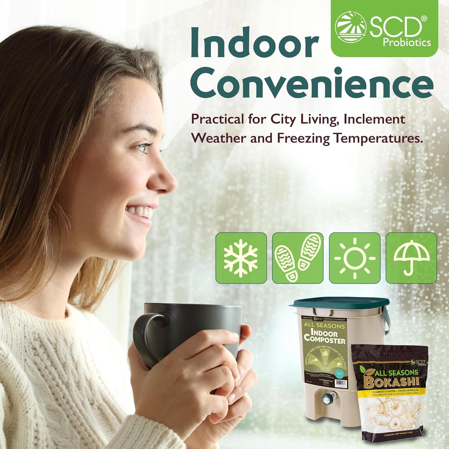Komposter do kuchni na blat -  – Composting Kit Indoor recenzja i cena