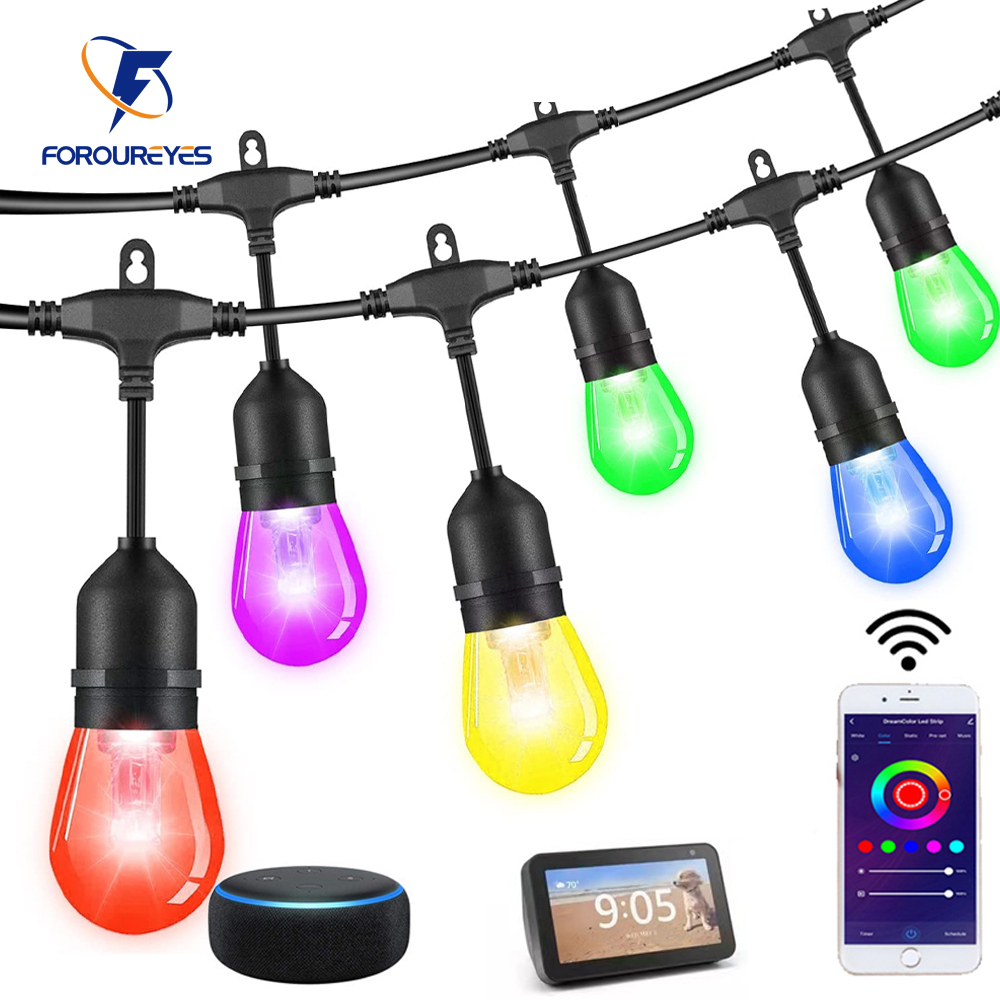 WiFi Tuya inteligentne światła – Smart Garden Festoon Lights recenzja i cena