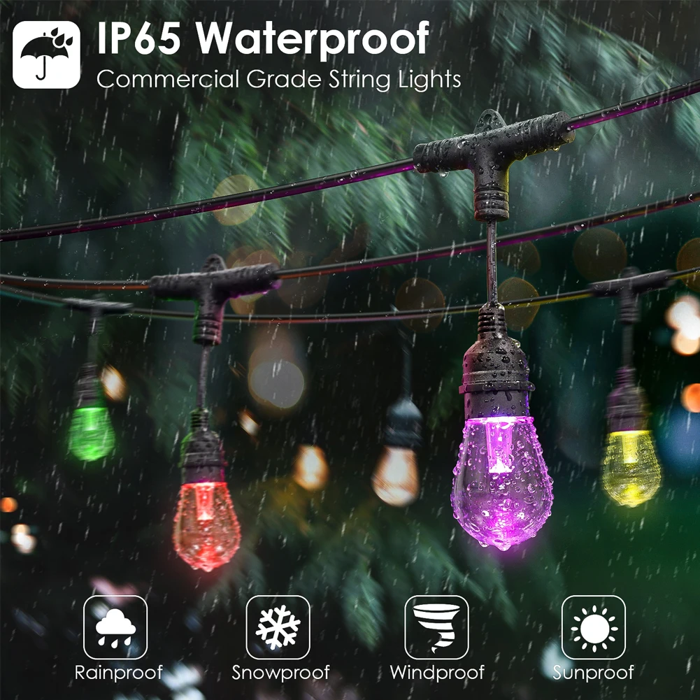 10m 20m 30m Inteligentne łańcu – Smart Garden Festoon Lights recenzja i cena